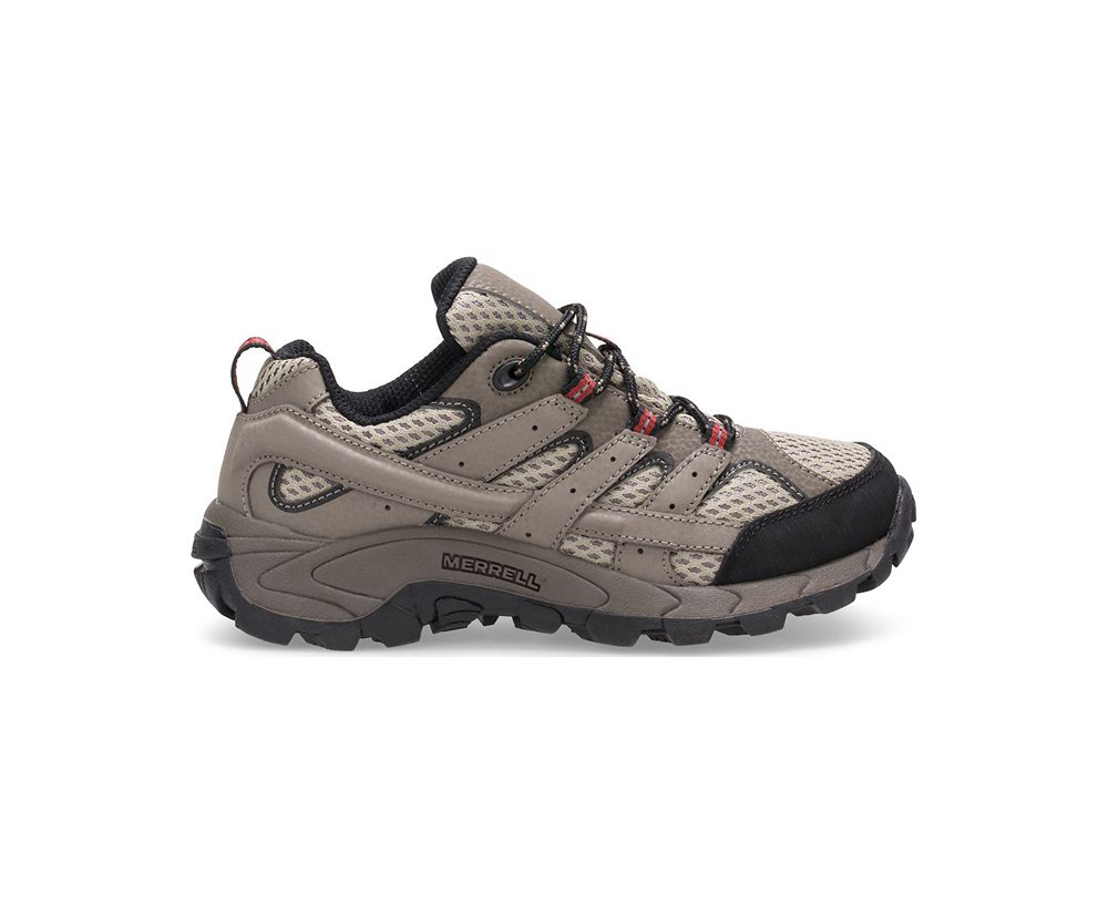 Buty Trekkingowe Merrell Dziecięce Brązowe - Moab 2 Niskie Lace - 342968-FKU